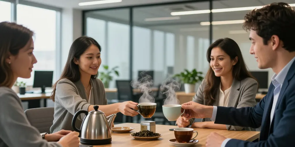 Boissons chaudes en entreprise : le thé, nouvel incontournable ?