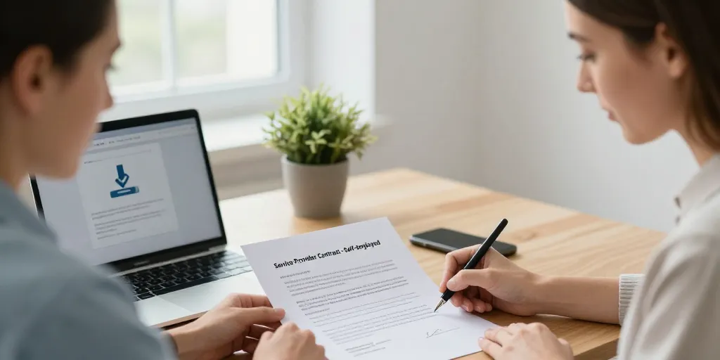 contrat prestataire de service auto entrepreneur