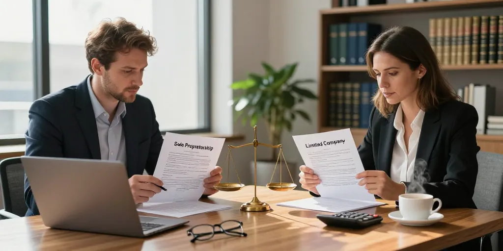 Entreprise individuelle ou société : le statut le plus adapté ?