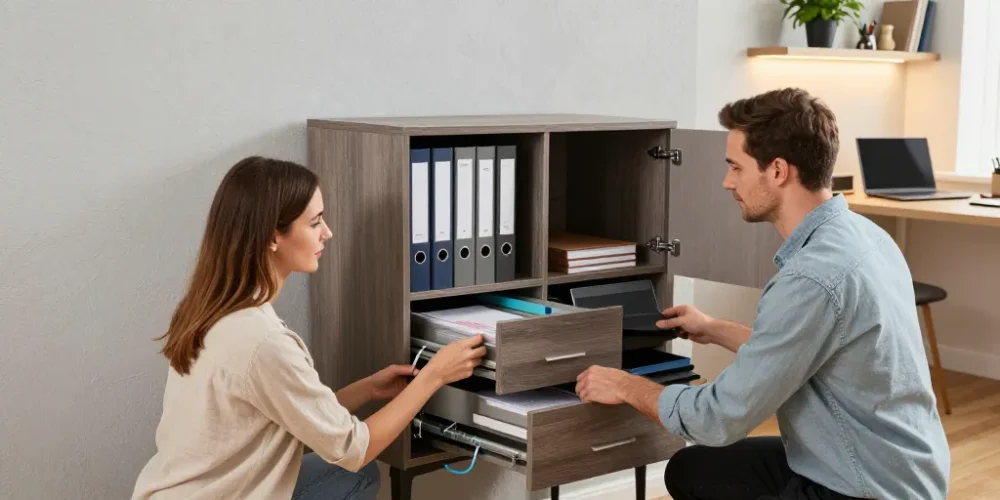 Optimisez votre espace de travail avec une armoire fonctionnelle