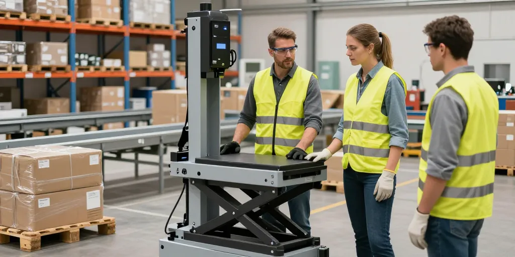 Optimiser la logistique e-commerce grâce aux tables élévatrices pour un gain de productivité